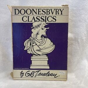 Doonesbury Classics Green Purple Cover 4 Volume Box Sets Garry Trudeau‎ 1970s